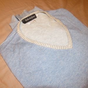 light blue designer sweater